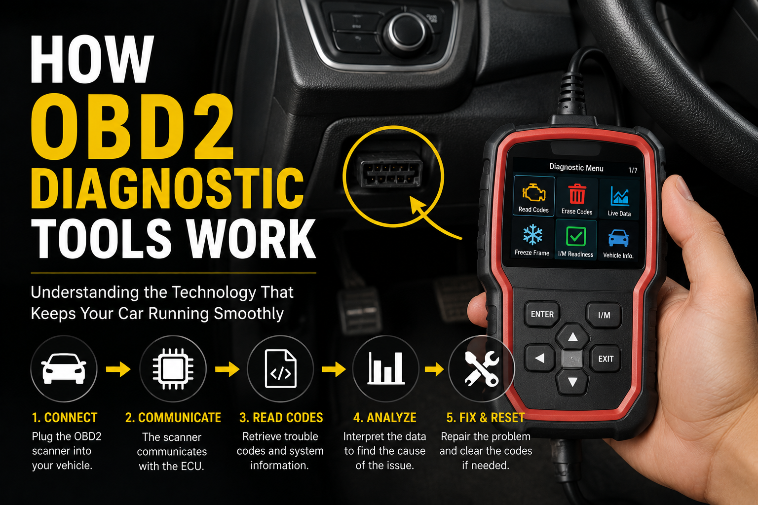 How OBD2 Diagnostic Tools Work