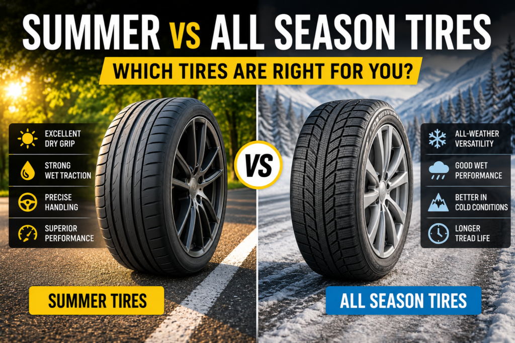 Summer vs All Season Tires