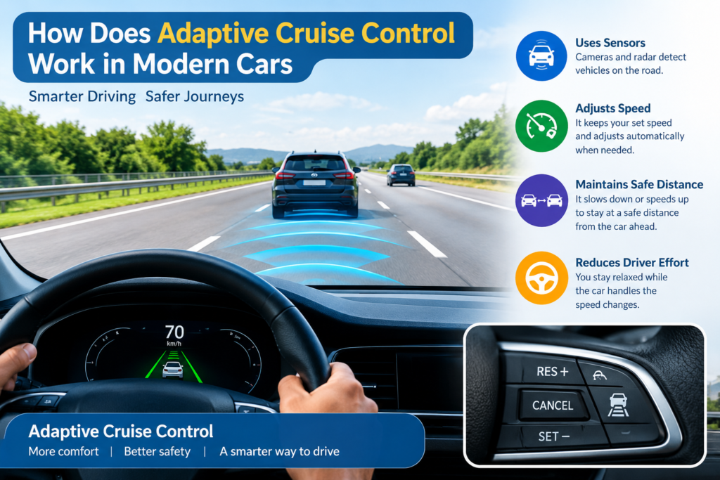 How Does Adaptive Cruise Control Work in Modern Cars